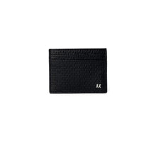 Black Leather Wallet Armani Exchange
