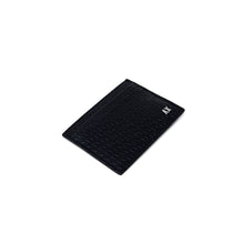 Black Leather Wallet Armani Exchange