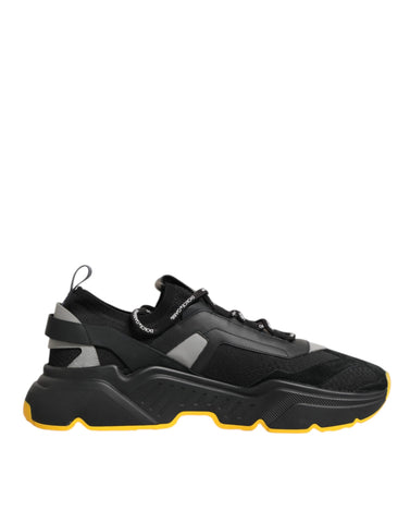 Dolce & Gabbana Black Daymaster Low Top Men Sneakers Shoes