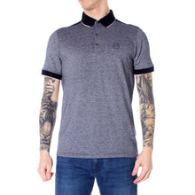 Blue Cotton Polo Shirt Armani Exchange