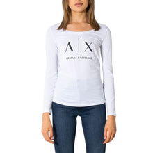 White Cotton Long Sleeve Armani Exchange