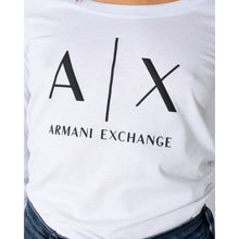 White Cotton Long Sleeve Armani Exchange