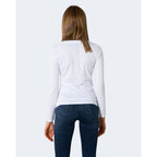Armani Exchange White Cotton Long Sleeve T-Shirt
