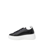 Armani Exchange Black Artificial Leather Low Top Sneakers