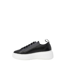 Black Artificial Leather Sneaker Armani Exchange