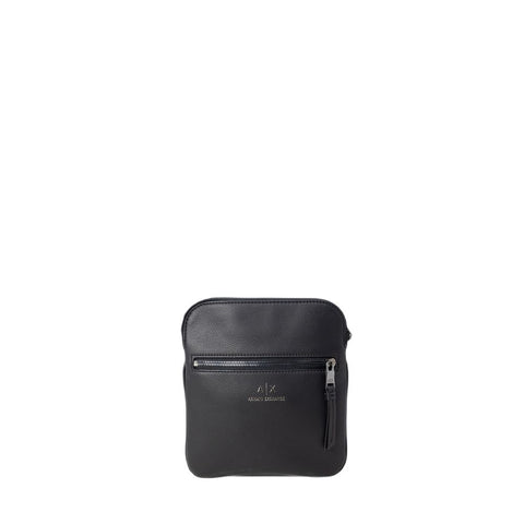 Black Polyester Messenger Bag Armani Exchange
