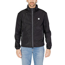 Black Polyester Jackets & Coat Armani Exchange