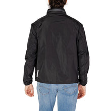 Black Polyester Jackets & Coat Armani Exchange