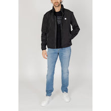 Black Polyester Jackets & Coat Armani Exchange