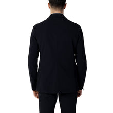 Blue Cotton Blazer Armani Exchange
