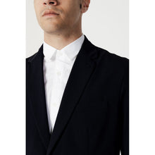 Blue Cotton Blazer Armani Exchange
