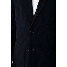 Blue Cotton Blazer Armani Exchange