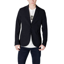 Black Cotton Blazer Armani Exchange
