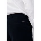 Armani Exchange Blue Cotton Casual Pants