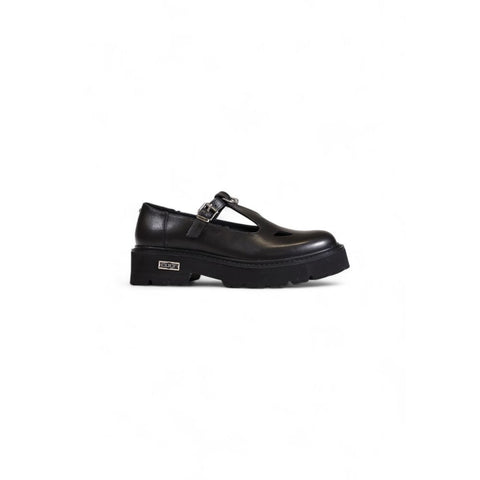 Cult Black Leather Platform