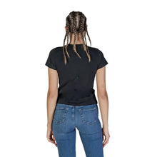 Black Cotton T-Shirt Guess Active