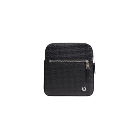 Black Polyester Messenger Bag Armani Exchange
