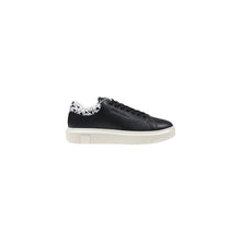 Black And White Leather Sneaker Armani Exchange