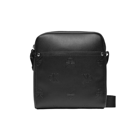 Black Polyethylene Messenger Bag Calvin Klein Jeans