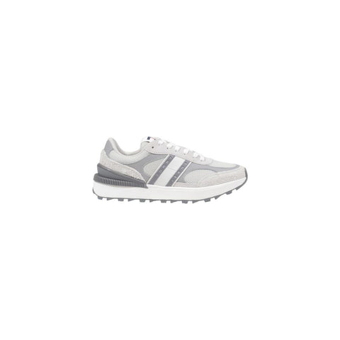 Gray Suede Leather Sneaker Tommy Hilfiger Jeans