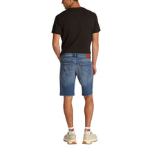 Blue Recycled Cotton Bermuda Tommy Hilfiger Jeans