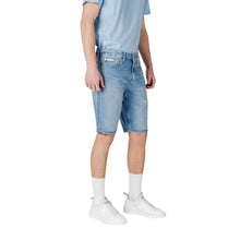 Blue Cotton Bermuda Calvin Klein Jeans