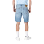 Calvin Klein Jeans Blue Cotton Bermuda Shorts