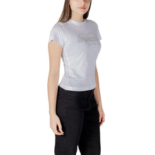 White Cotton T-Shirt Guess Active