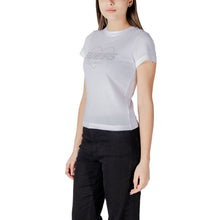White Cotton T-Shirt Guess Active