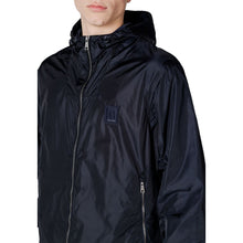 Blue Polyamide Jackets & Coat Armani Exchange
