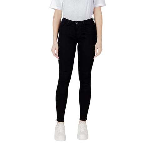 Black Cotton Skinny Jean Armani Exchange
