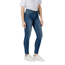 Blue Cotton Skinny Jean Armani Exchange