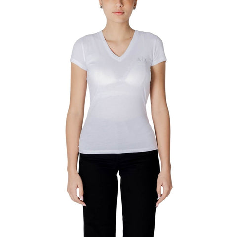 White Cotton T-Shirt Armani Exchange