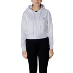 Armani Exchange White Cotton Hoodie