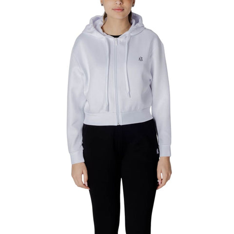 White Cotton Hoody Armani Exchange