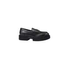 Black Leather Platform Armani Exchange