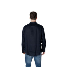 Blue Linen Shirt Armani Exchange