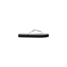 Black And White Rubber Flip-Flop Sandal Armani Exchange