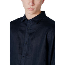 Blue Linen Shirt Armani Exchange