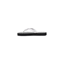 Black And White Rubber Flip-Flop Sandal Armani Exchange