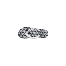 Black And White Rubber Flip-Flop Sandal Armani Exchange