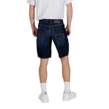 Blue Cotton Bermuda Armani Exchange