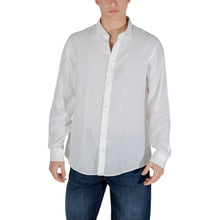 White Linen Shirt Armani Exchange