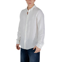 White Linen Shirt Armani Exchange