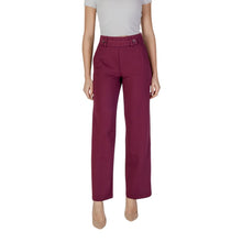 Purple Viscose Pant Street One