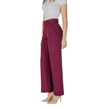 Purple Viscose Pant Street One