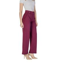 Purple Viscose Pant Street One