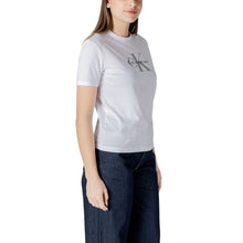 White Cotton T-Shirt Calvin Klein Jeans