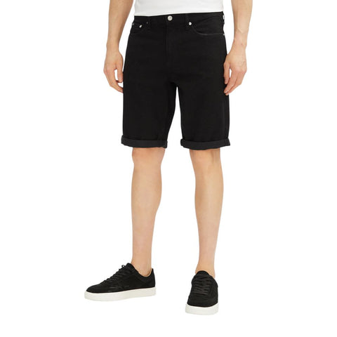 Black Cotton Bermuda Calvin Klein Jeans