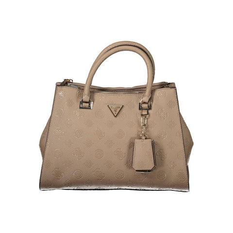 Brown Polyethylene Women Handbag Guess Jeans